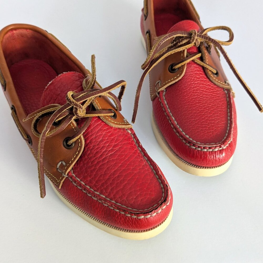 Vintage 1990s Dooney & Bourke Boat Shoes Rarer Variation - Picture 6 of 12